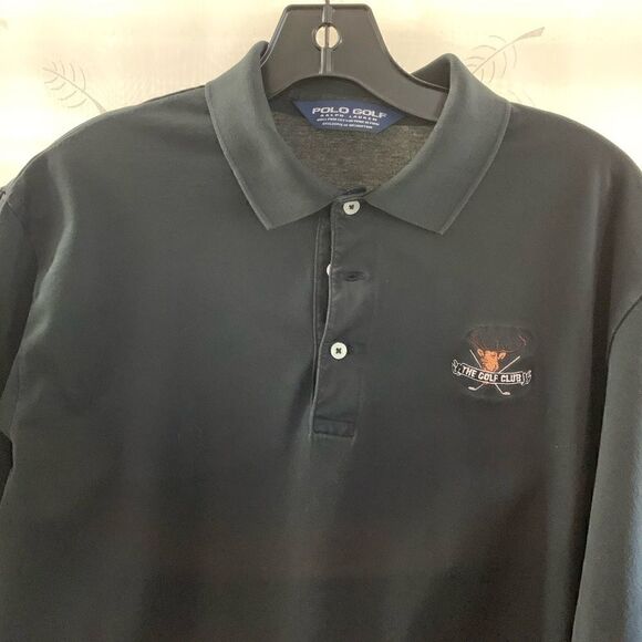 Ralph Lauren polo golf shirt medium black. - Picture 4 of 9